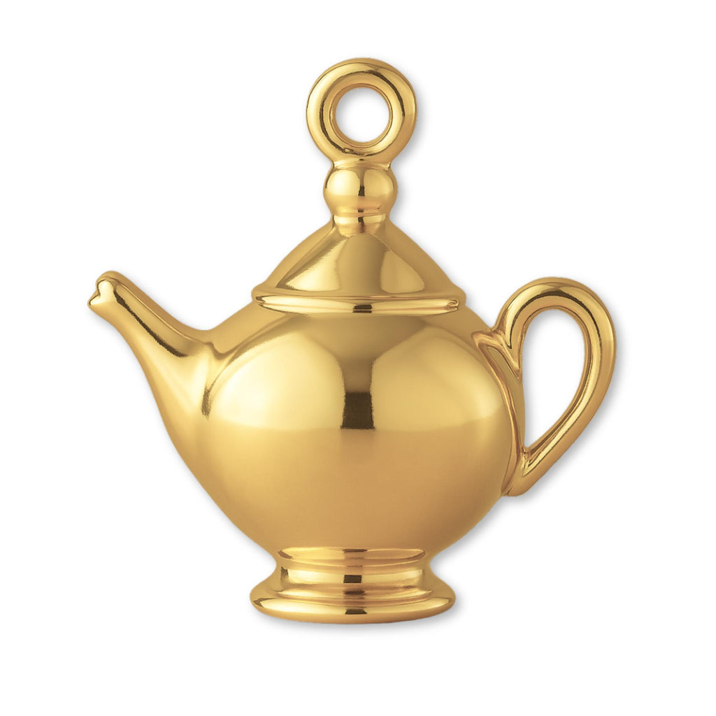 14ct Gold Plated - Classic Teapot Charm