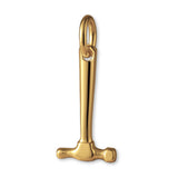 14ct Gold Plated - Tradesman's Hammer Charm