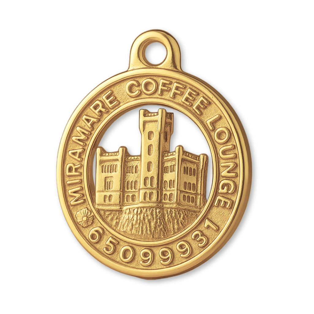 14ct Gold Plated - Miramare Coffee Lounge Charm