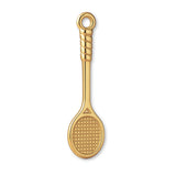 14ct Gold Plated - Badminton Racket Charm