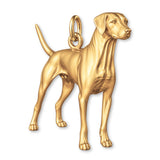 14ct Gold Plated - Dalmatian Dog Charm