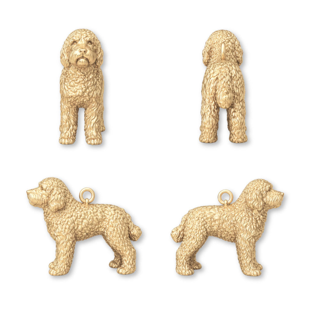 14ct Gold Plated - Custom Dog Charm