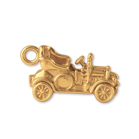 14ct Gold Plated - Vintage Convertible Car Charm