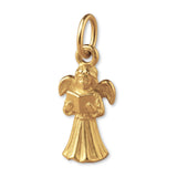 14ct Gold Plated - Christmas Carol Angel Charm