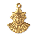 14ct Gold Plated - Carnival Clown Charm