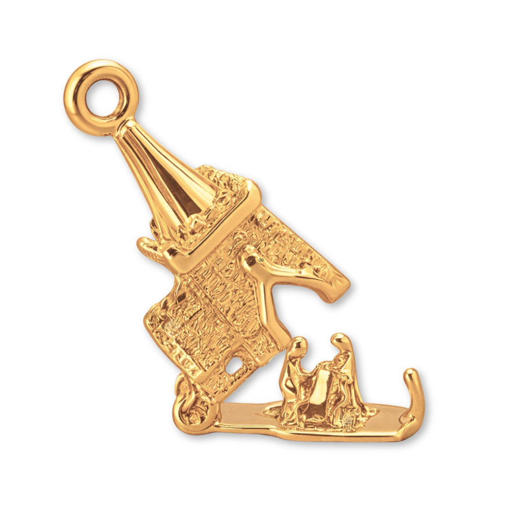 14ct Gold Plated - Church Mass Charm