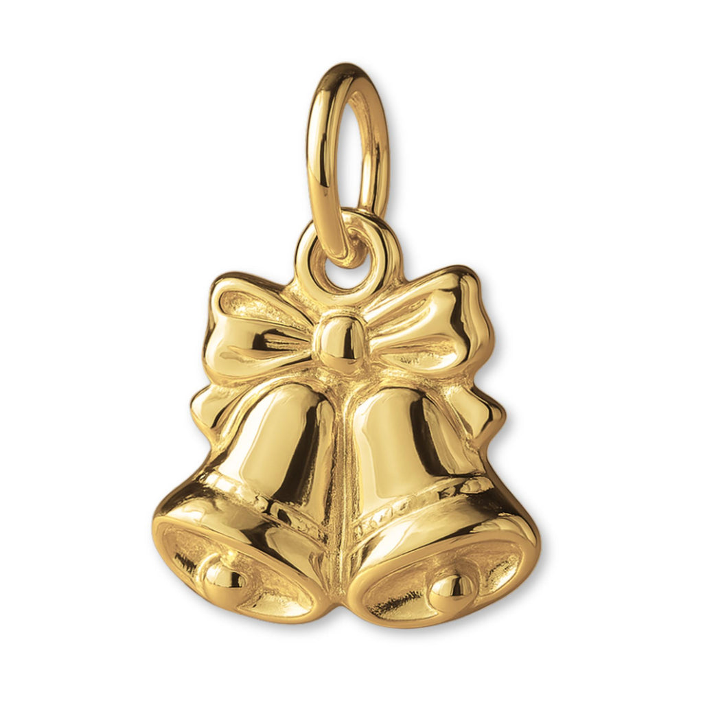 14ct Gold Plated - Traditional Christmas Bells Charm