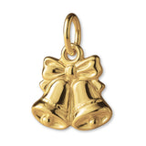 14ct Gold Plated - Traditional Christmas Bells Charm