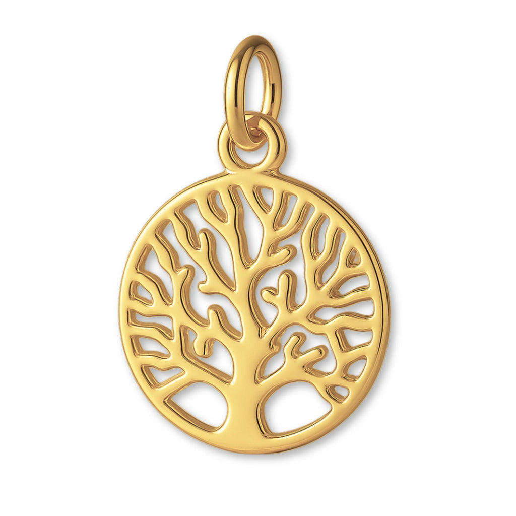 14ct Gold Plated - Openwork Tree of Life Charm