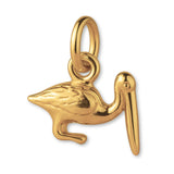 14ct Gold Plated - Beach Pelican Charm