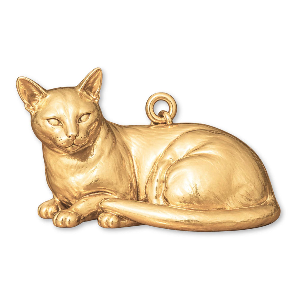14ct Gold Plated - Burmese Cat Charm
