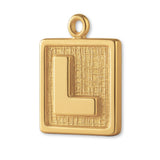 14ct Gold Plated - L Plate Charm