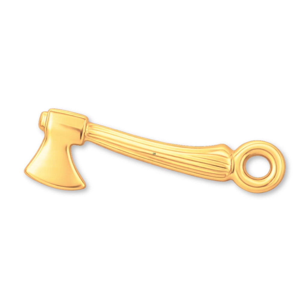 14ct Gold Plated - Camping Hatchet Charm