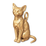 14ct Gold Plated - Lykoi Cat Charm