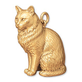 14ct Gold Plated - Balinese Cat Charm