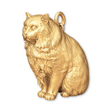 14ct Gold Plated - Himalayan Cat Charm