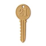 14ct Gold Plated - 21 House Key Charm