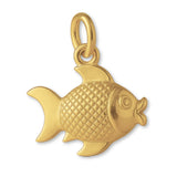 14ct Gold Plated - Lucky Goldfish Charm