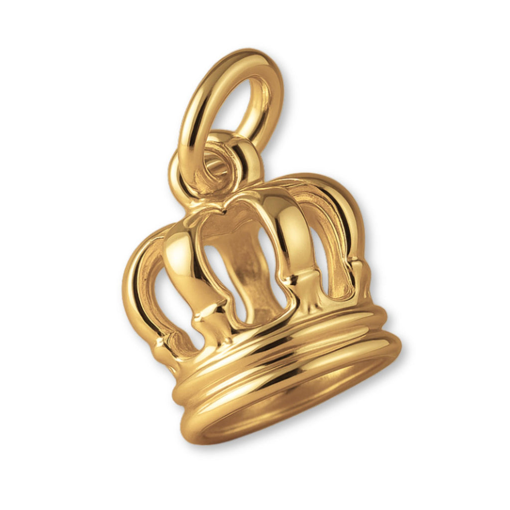 14ct Gold Plated - Regal Crown Charm