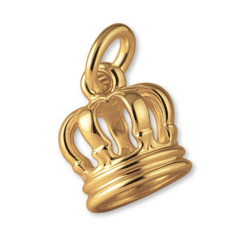 14ct Gold Plated - Regal Crown Charm