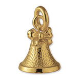 14ct Gold Plated - Christmas Bow Bell Charm