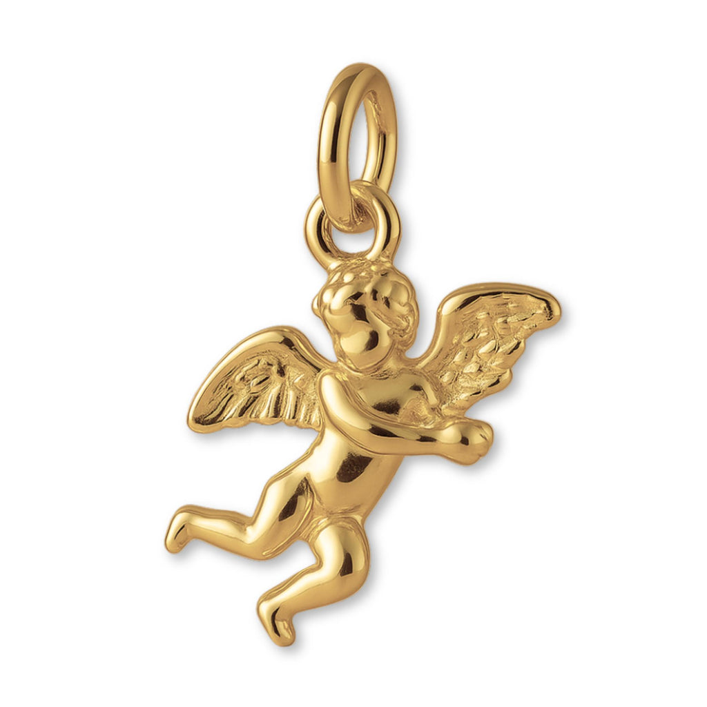 14ct Gold Plated - Minimalist Cherub Charm