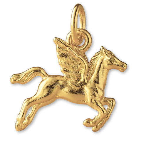 14ct Gold Plated - Flying Pegasus Charm