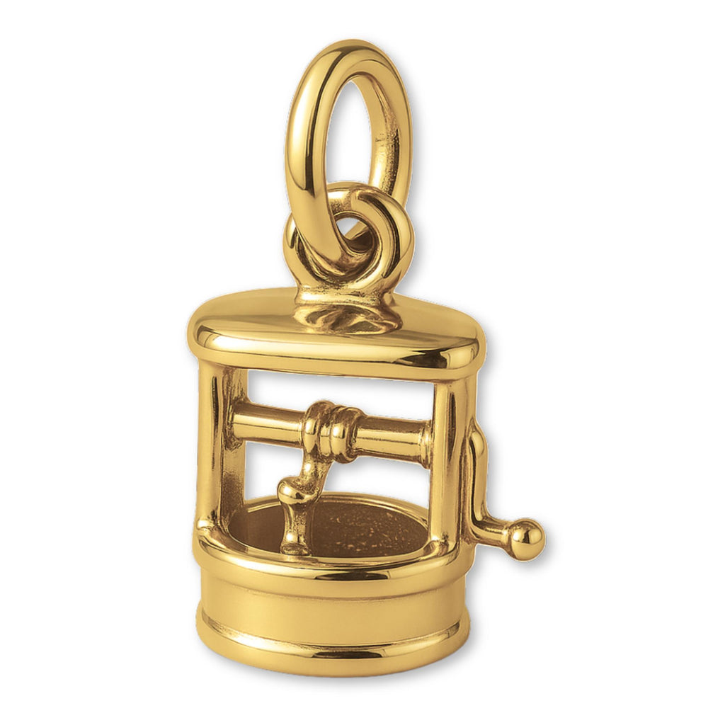 14ct Gold Plated - Wishing Well Charm
