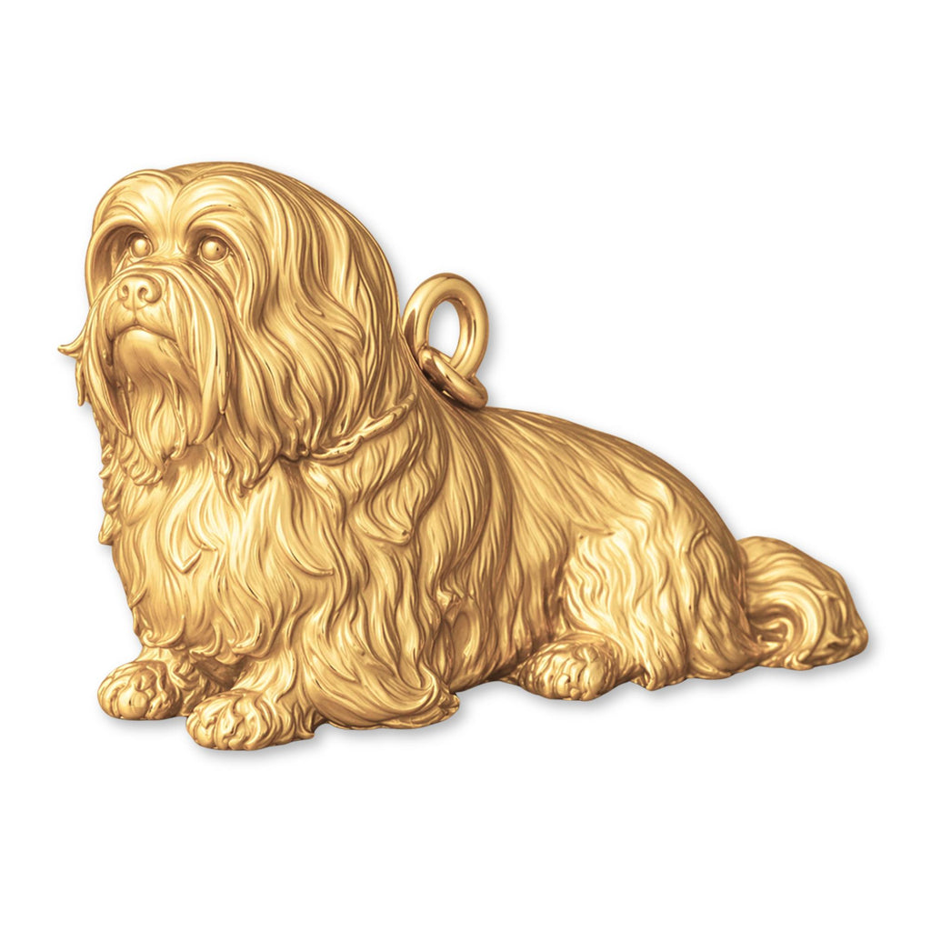 14ct Gold Plated - Havanese Dog Charm