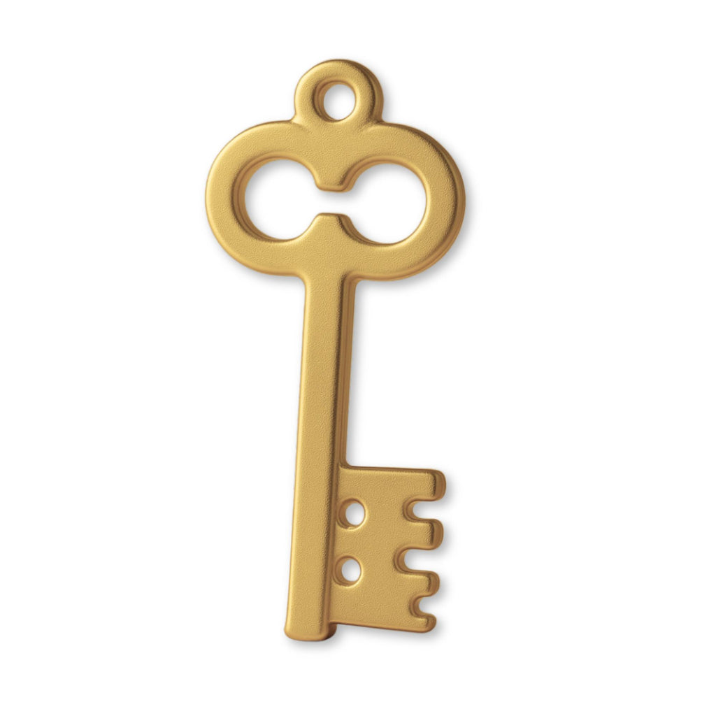 14ct Gold Plated - Castle Tower Key Charm