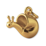 14ct Gold Plated - Garden Snail Charm