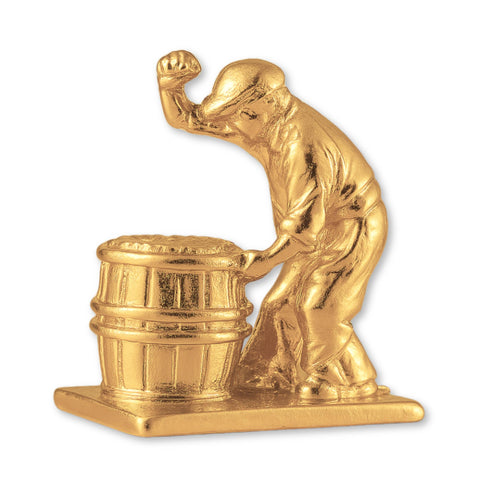 14ct Gold Plated - Vintage Winemaker Charm