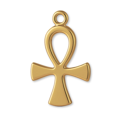 14ct Gold Plated - Egyptian Ankh Charm