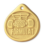 14ct Gold Plated - Formula 1 Charm