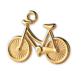 14ct Gold Plated - Mini Bicycle Charm