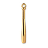 14ct Gold Plated - Baseball Bat Charm