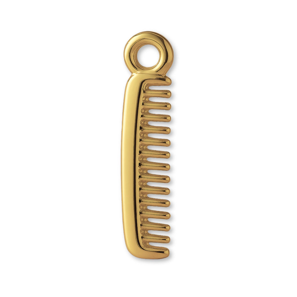 14ct Gold Plated - Classic Hair Comb Charm