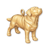14ct Gold Plated - Labrador Retriever Dog Charm