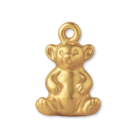 14ct Gold Plated - Mini Teddy Bear Charm