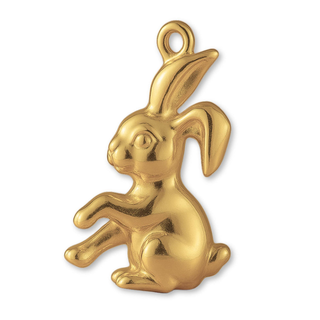 14ct Gold Plated - Bunny Rabbit Charm