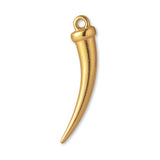 14ct Gold Plated - Walrus Tusk Charm