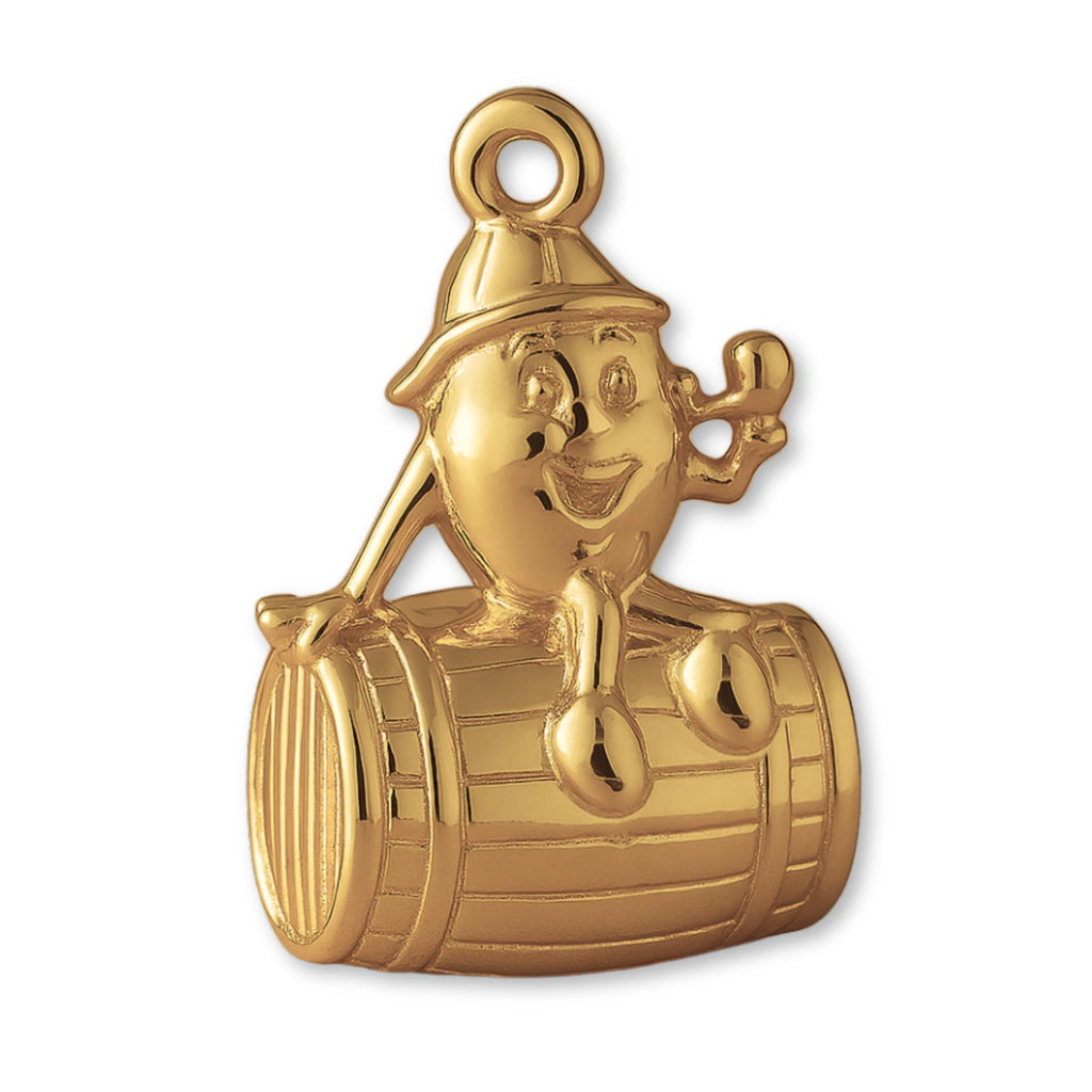 14ct Gold Plated - Cracker Barrel Charm