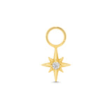9ct Yellow Gold | 0.02ct GH/SI - Bethlehem Star Diamond Charm