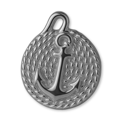 950 Platinum - Anchor & Rope Charm