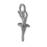 950 Platinum - Arabesque Ballet Dancer Charm