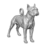 950 Platinum - Boston Terrier Dog Charm