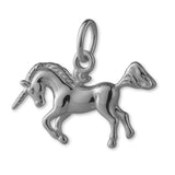 950 Platinum - Prancing Unicorn Charm