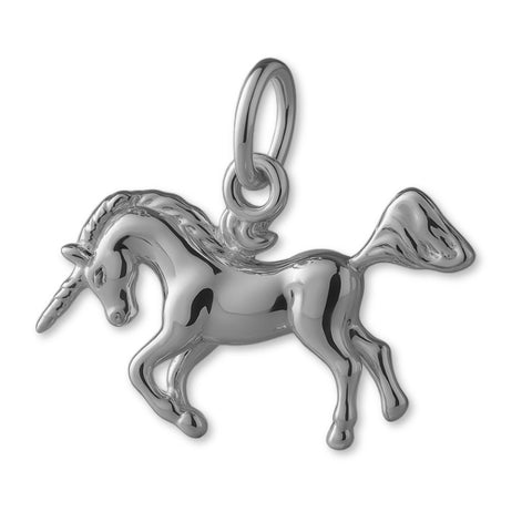 950 Platinum - Prancing Unicorn Charm