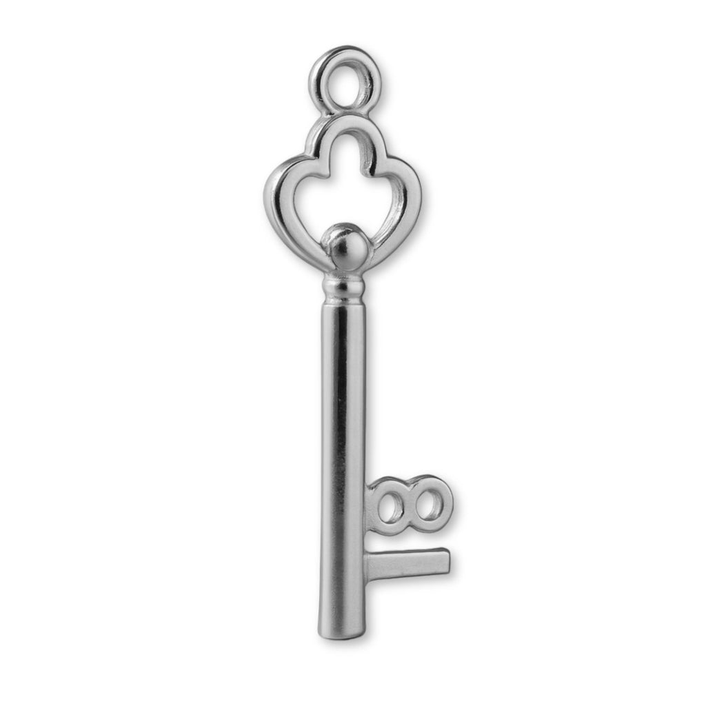950 Platinum - 18 Clover Key Charm