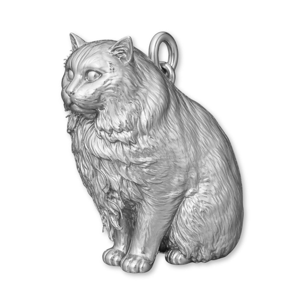 950 Platinum - Himalayan Cat Charm